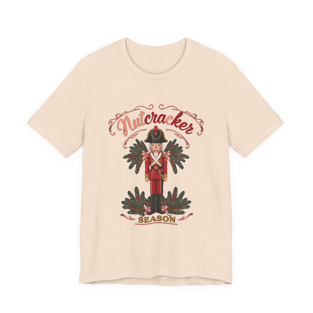 Nutcracker Season Shirt, Vintage Nutcracker T-Shirt, Pink Christmas Tee