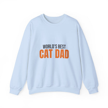 World's Best Cat Dad Sweatshirt, Cat Dad Crewneck