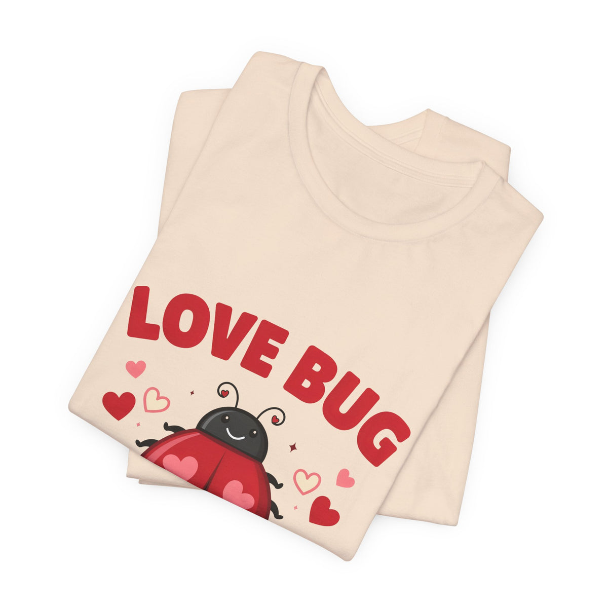 Love Bug Valentine Ladybug Shirt, Ladybug Valentine T-Shirt, Valentines Day Tee