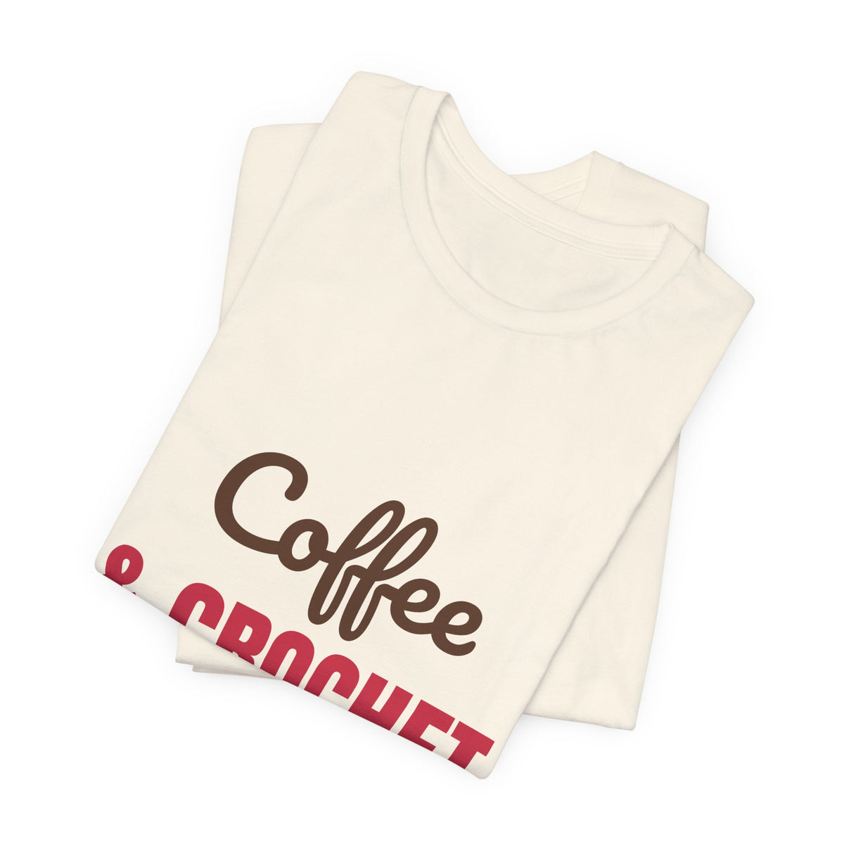 Coffee and Crochet Hooked on Both Shirt, Crochet T-Shirt, Crochet Lover Gift
