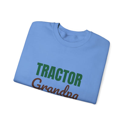 Tractor Grandpa Plowing Through Retirement Sweatshirt, Tractor Grandpa Crewneck