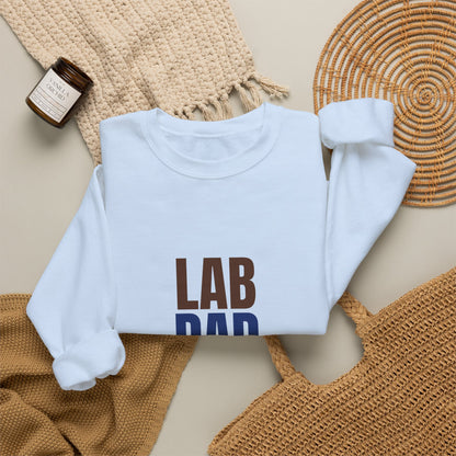 Lab Dad Fetch, Snacks, Repeat Sweatshirt, Lab Dad Crewneck Sweatshirt