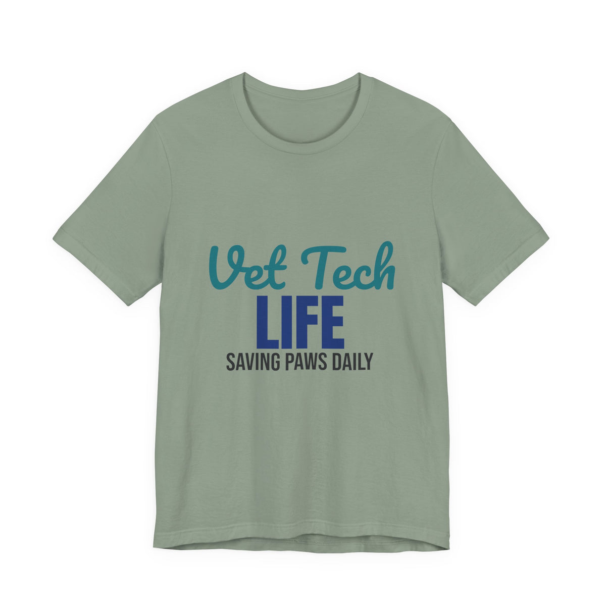 Vet Tech Life Saving Paws Daily Shirt, Vet Tech T-Shirt, Veterinary Technician Gift