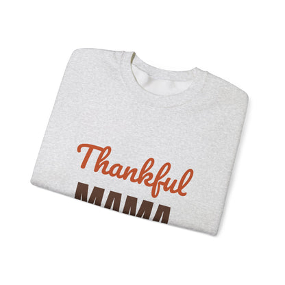 Thankful Mama Sweatshirt, Mom Thanksgiving Crewneck, Fall Sweatshirt
