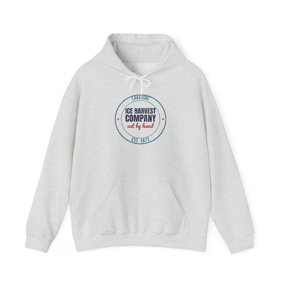 Lakeside Ice Harvest Company Est. 1872 Hoodie, Vintage Winter Hoodie