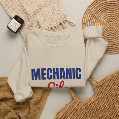Mechanic Life Grease Coffee Repeat Sweatshirt, Mechanic Crewneck