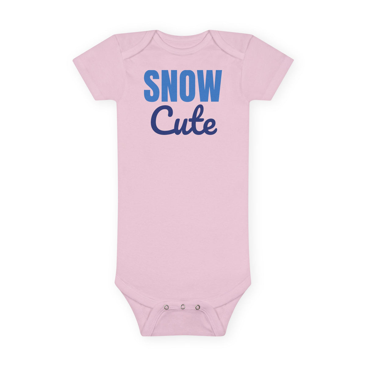 Snow Cute Winter Baby Bodysuit, Christmas Baby Onesie