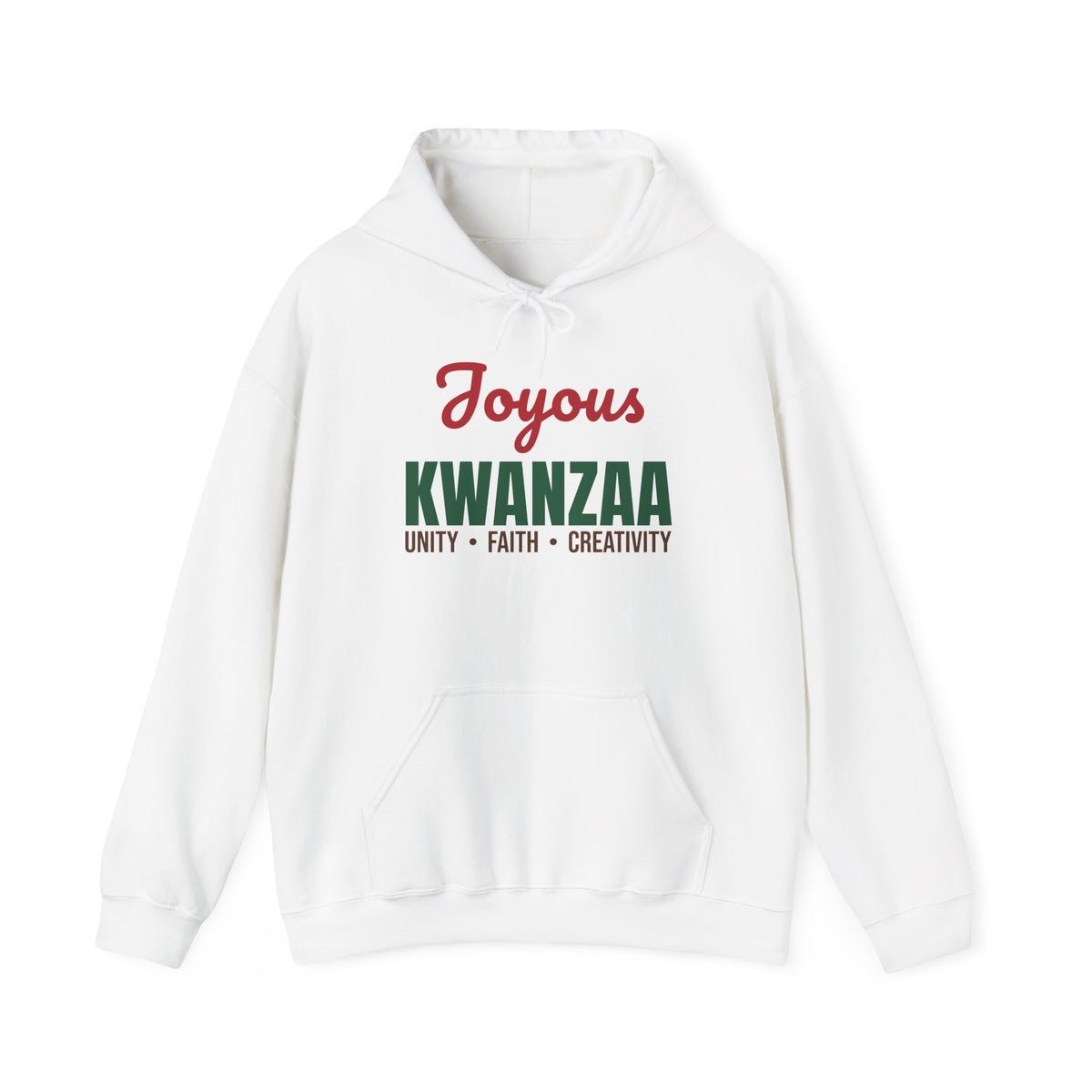 Joyous Kwanzaa Unity Faith Creativity Hoodie, Kwanzaa Hoodie