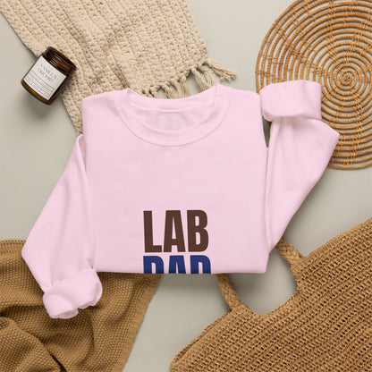 Lab Dad Fetch, Snacks, Repeat Sweatshirt, Lab Dad Crewneck Sweatshirt
