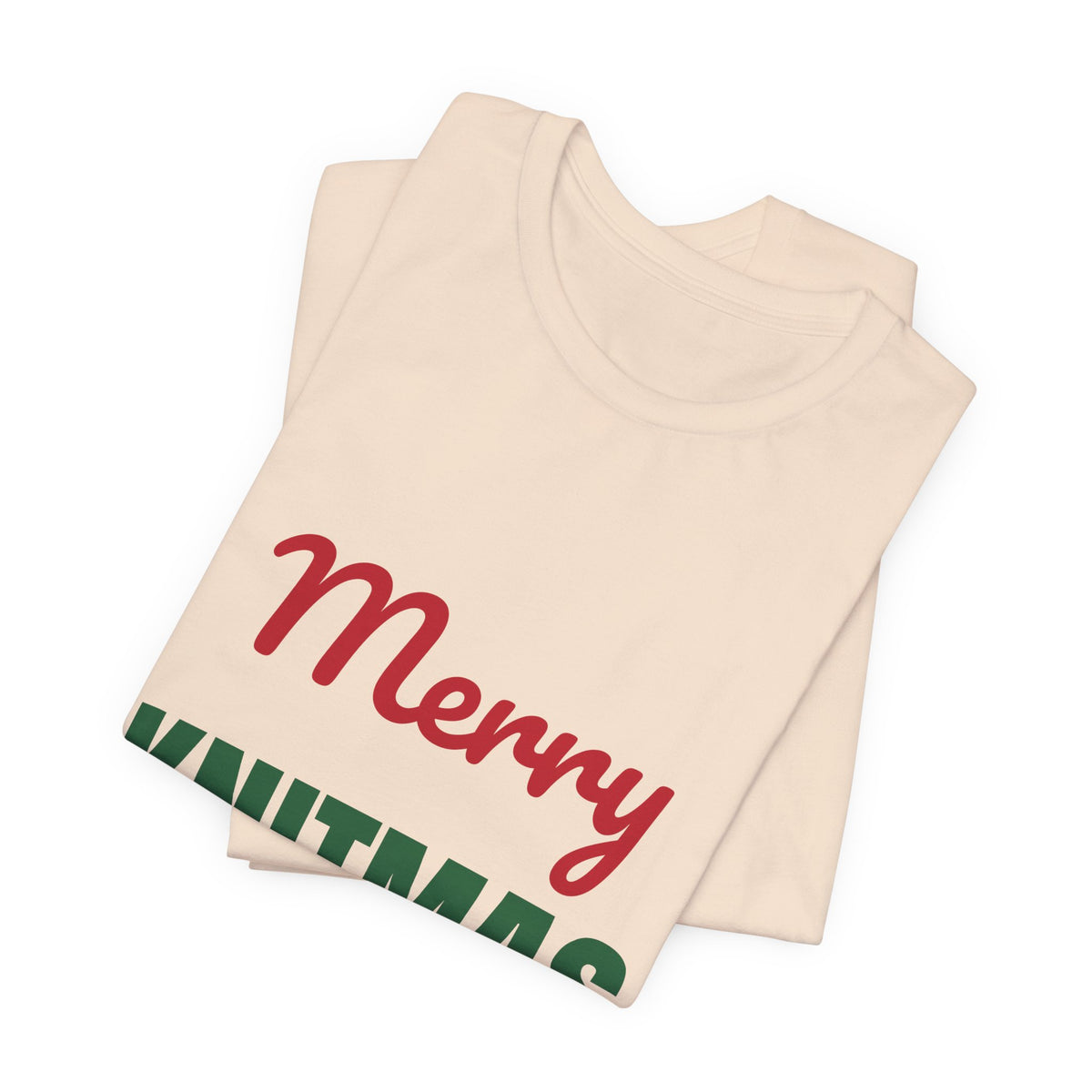 Merry Knitmas Shirt, Knitting Christmas T-Shirt, Knitter Gift