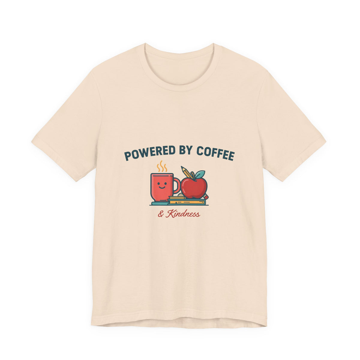 Powered by Coffee and Kindness Shirt, Teacher T-Shirt, Teacher Appreciation Gift