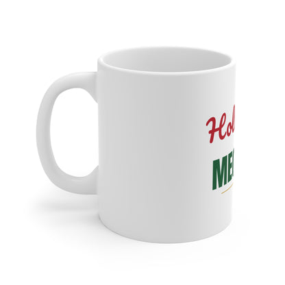 Holly Jolly Mechanic Mug, Mechanic Christmas Coffee Mug 11oz
