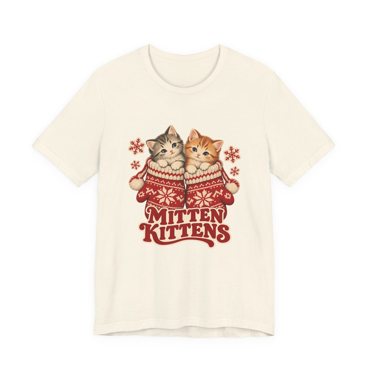 Mitten Kittens Cute Winter Cats Shirt, Winter Kittens T-Shirt, Winter Kittens Gift