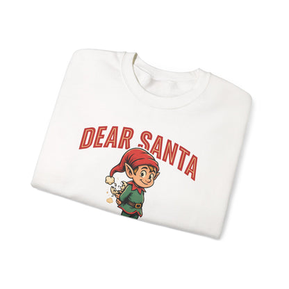 Dear Santa I Can Explain Sweatshirt, Funny Christmas Crewneck