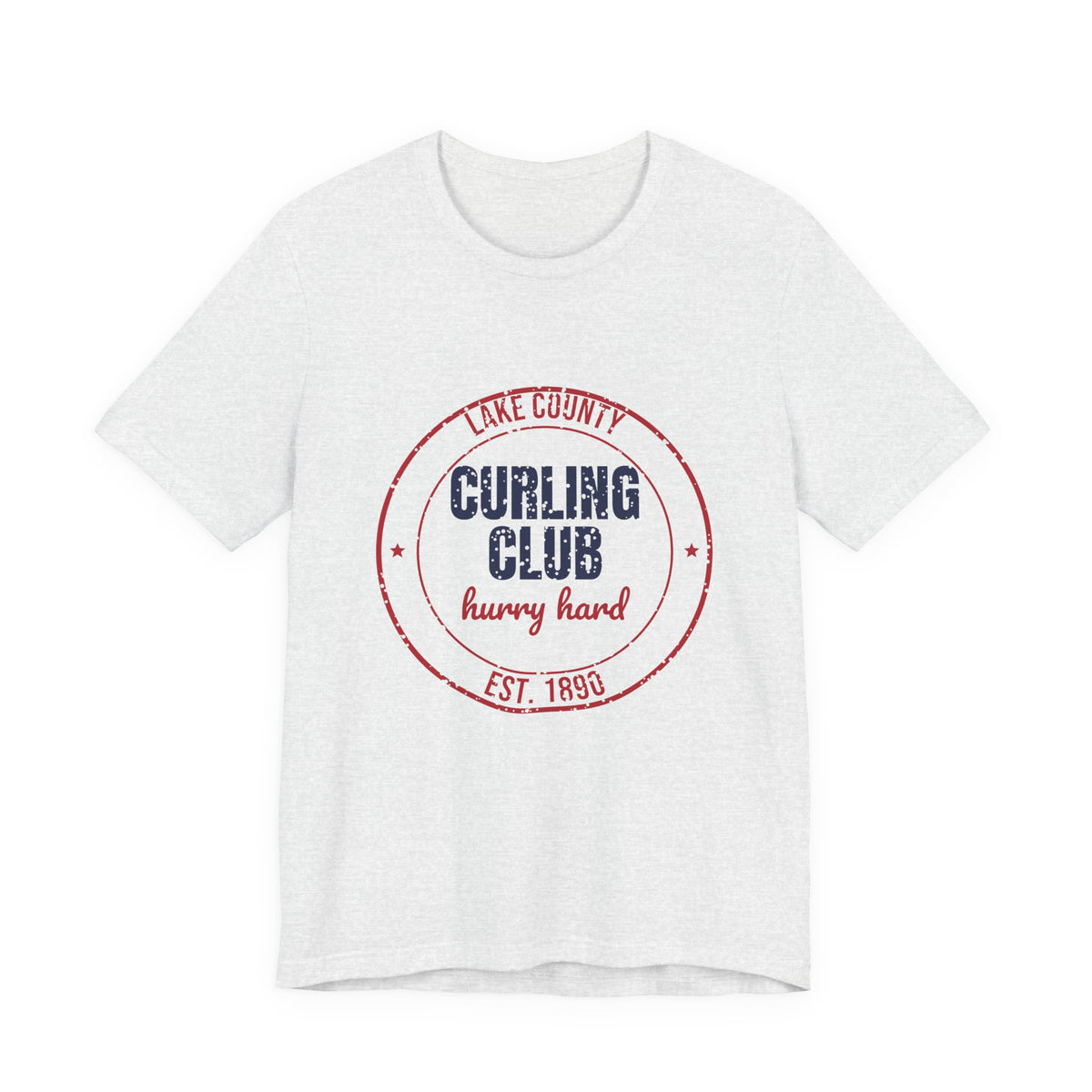 Lake County Curling Club Hurry Hard Est. 1890 Shirt, Vintage Curling T-Shirt, Vintage Curling Gift