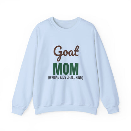Goat Mom Herding Kids of All Kinds Sweatshirt, Goat Mom Crewneck