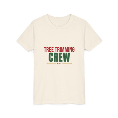 Tree Trimming Crew Kids Shirt, Kids Christmas Tree T-Shirt