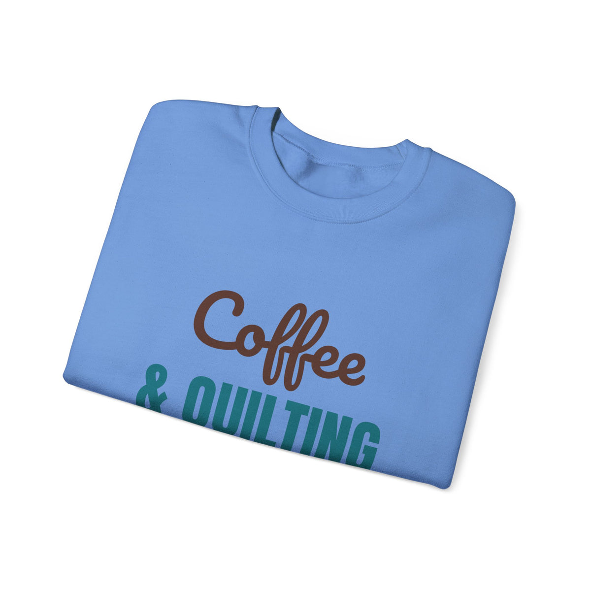 Coffee and Quilting Sew Happy Sweatshirt, Quilting Crewneck, Quilter Gift