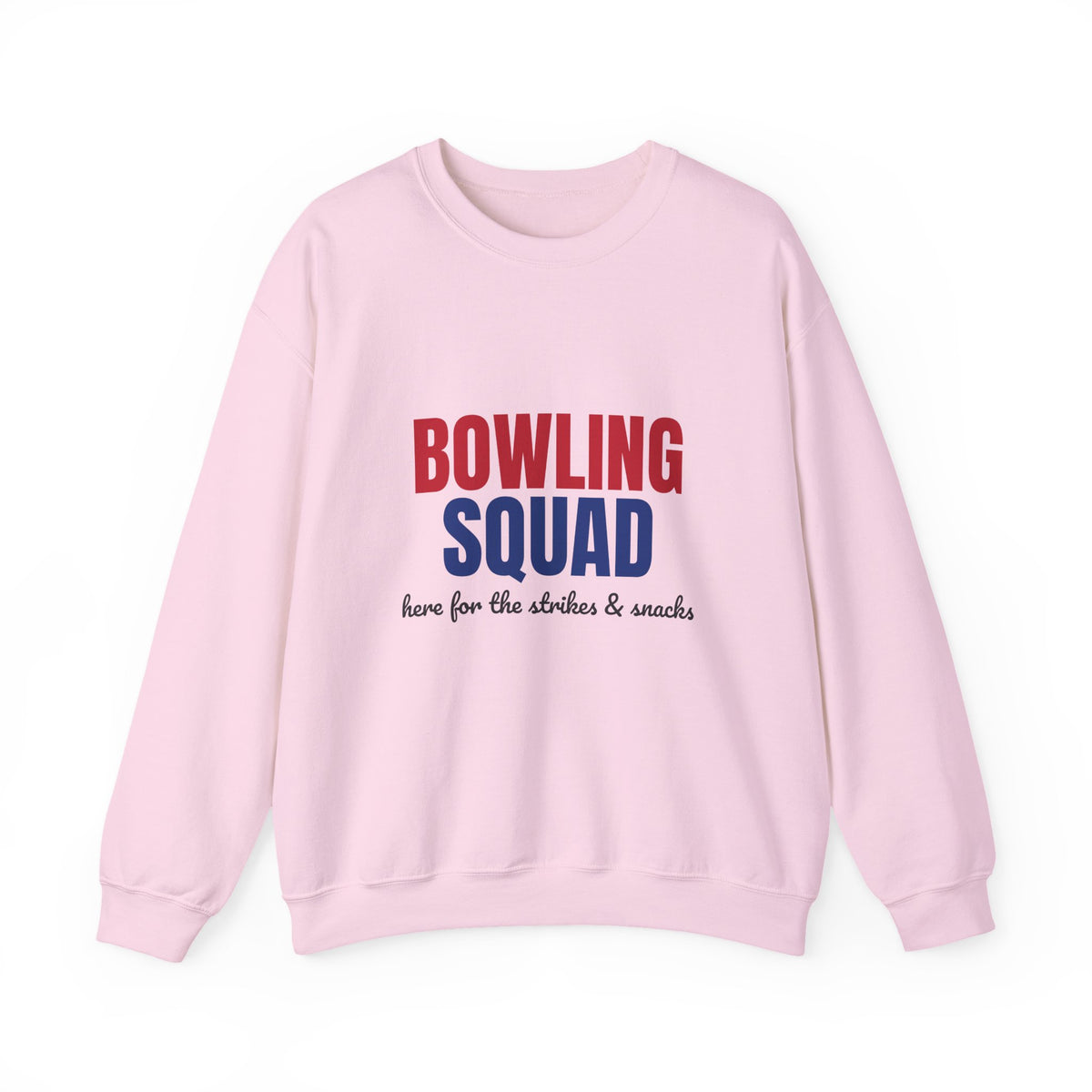 Bowling Squad Here for the Strikes and Snacks Sweatshirt, Bowling Squad Crewneck Sweatshirt
