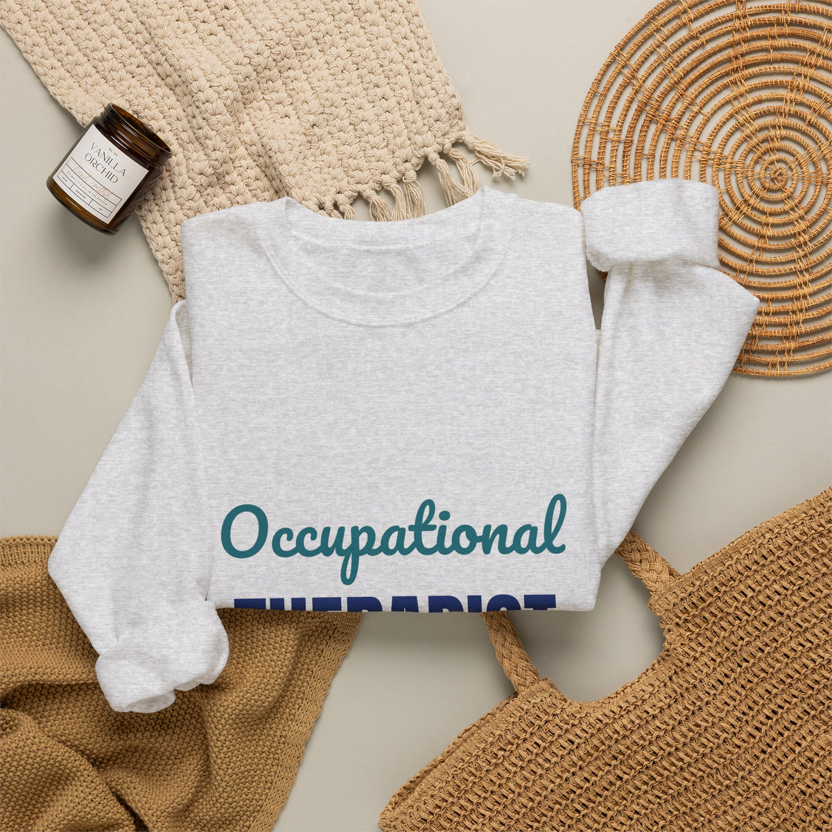 Occupational Therapist Helping Hands Every Day Sweatshirt, OT Crewneck Sweatshirt, Occupational Therapy