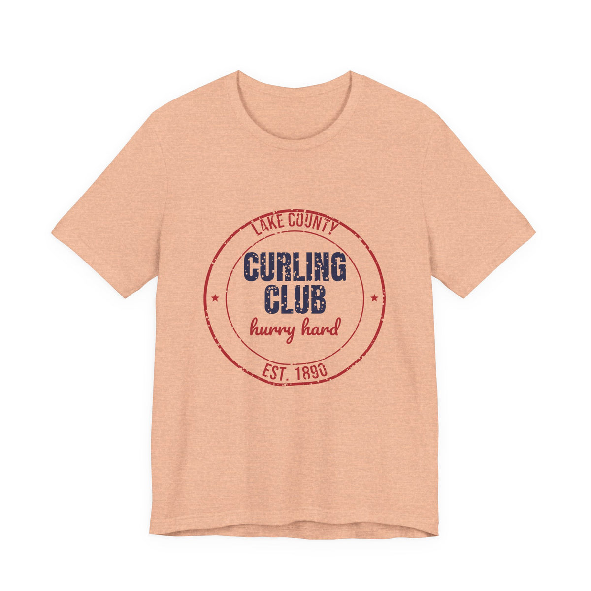 Lake County Curling Club Hurry Hard Est. 1890 Shirt, Vintage Curling T-Shirt, Vintage Curling Gift