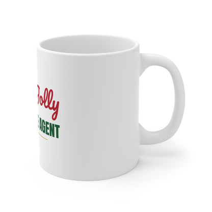 Holly Jolly Real Estate Agent Mug, Real Estate Agent Christmas Coffee Mug 11oz
