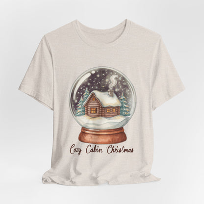 Cozy Cabin Christmas Snow Globe Shirt, Cozy Cabin Christmas Snow Globe T-Shirt