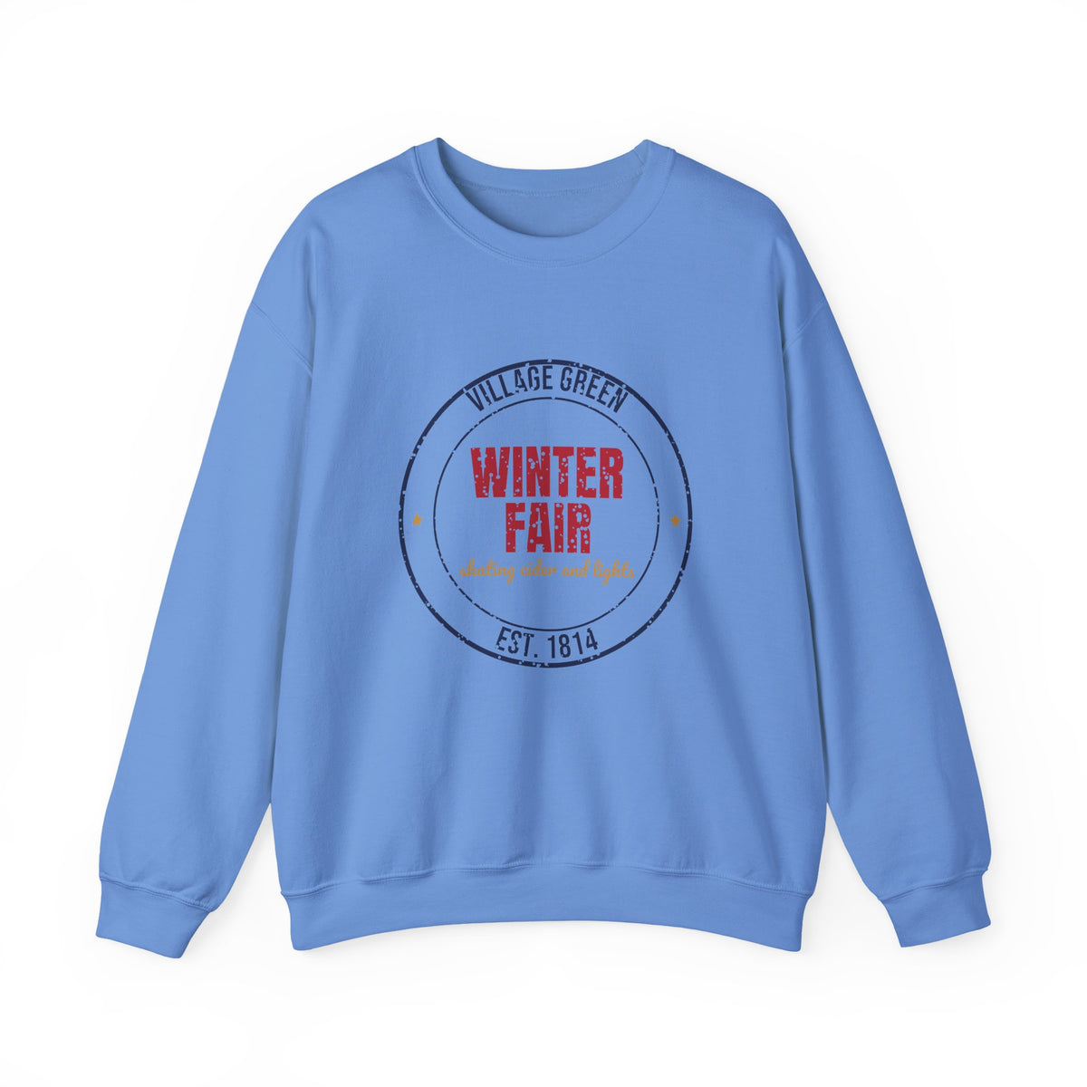 Village Green Winter Fair Est. 1814 Sweatshirt, Vintage Winter Crewneck Sweatshirt