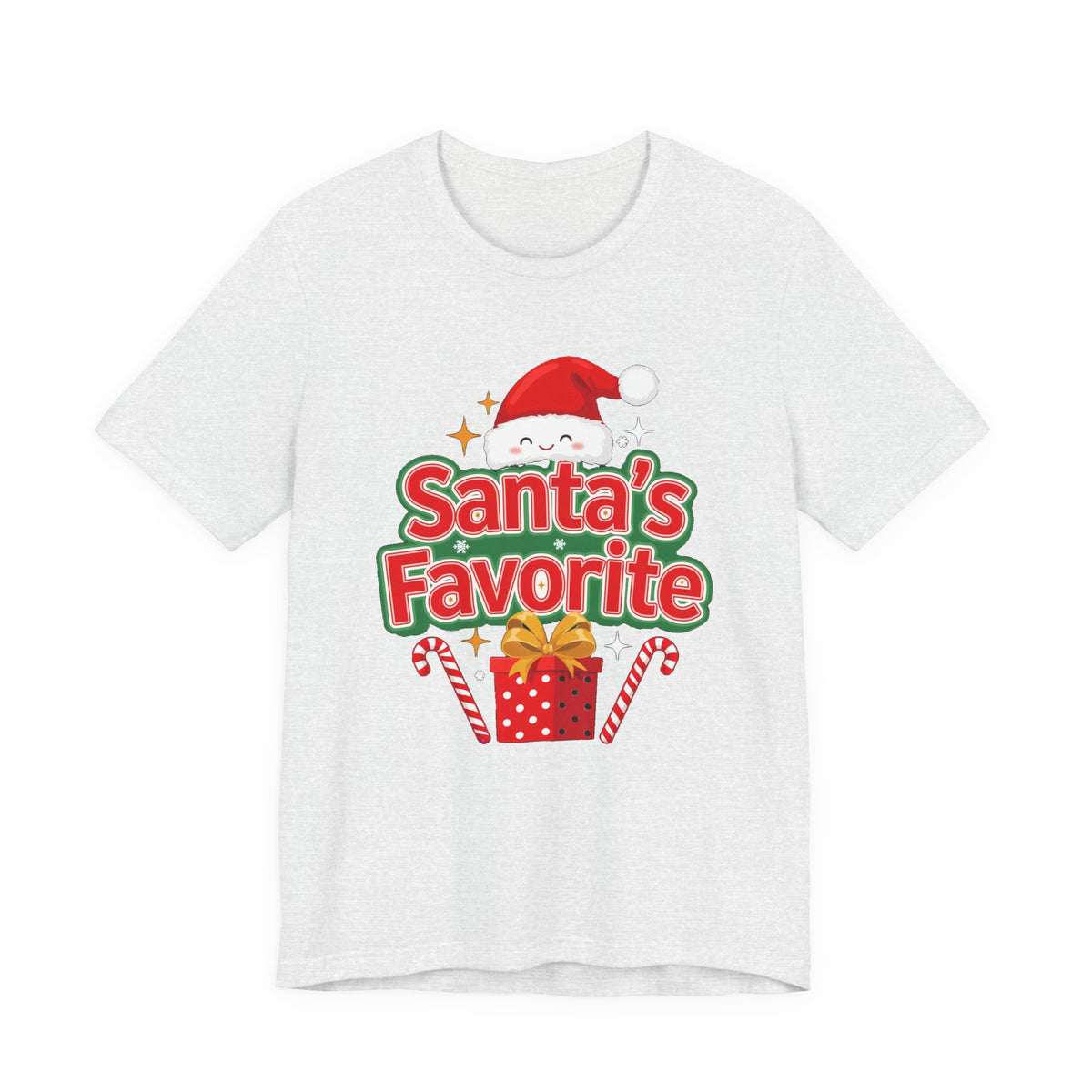Santa's Favorite Shirt, Funny Christmas T-Shirt, Nice List Tee