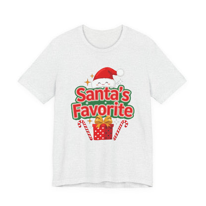 Santa's Favorite Shirt, Funny Christmas T-Shirt, Nice List Tee