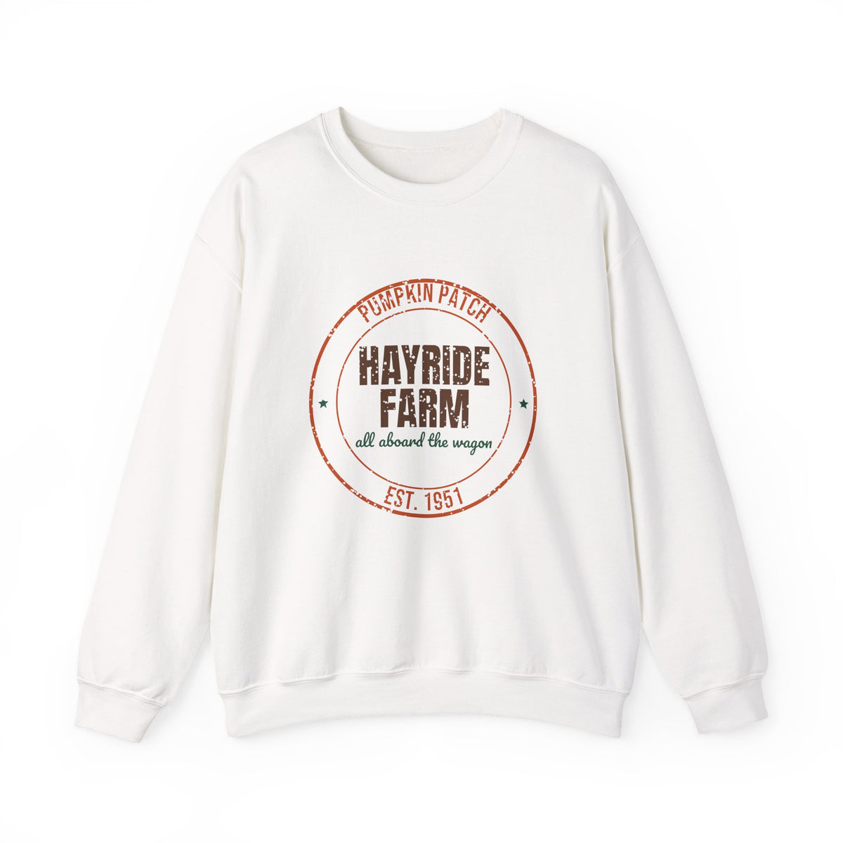 Pumpkin Patch Hayride Farm Est. 1951 Sweatshirt, Vintage Fall Crewneck Sweatshirt