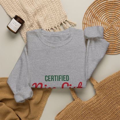 Certified Nice List Sweatshirt, Christmas Crewneck, Nice List Sweatshirt