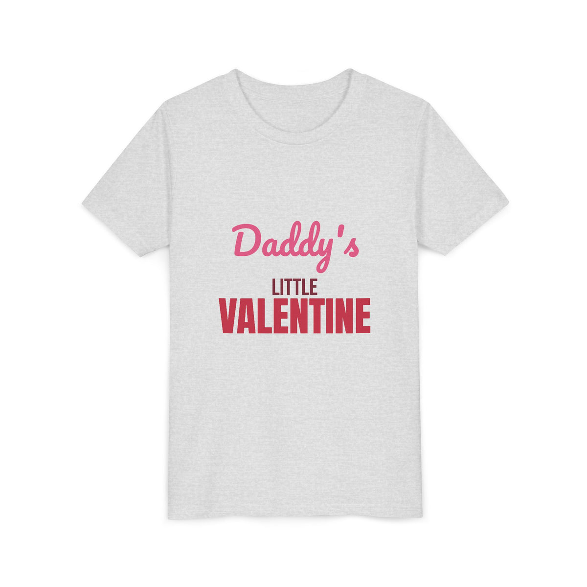 Daddy's Little Valentine Kids Shirt, Kids Valentines Day T-Shirt