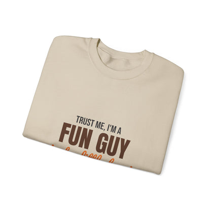 Trust Me I'm a Fun Guy Just a Little Fungi Sweatshirt, Fun Guy Fungi Crewneck Sweatshirt