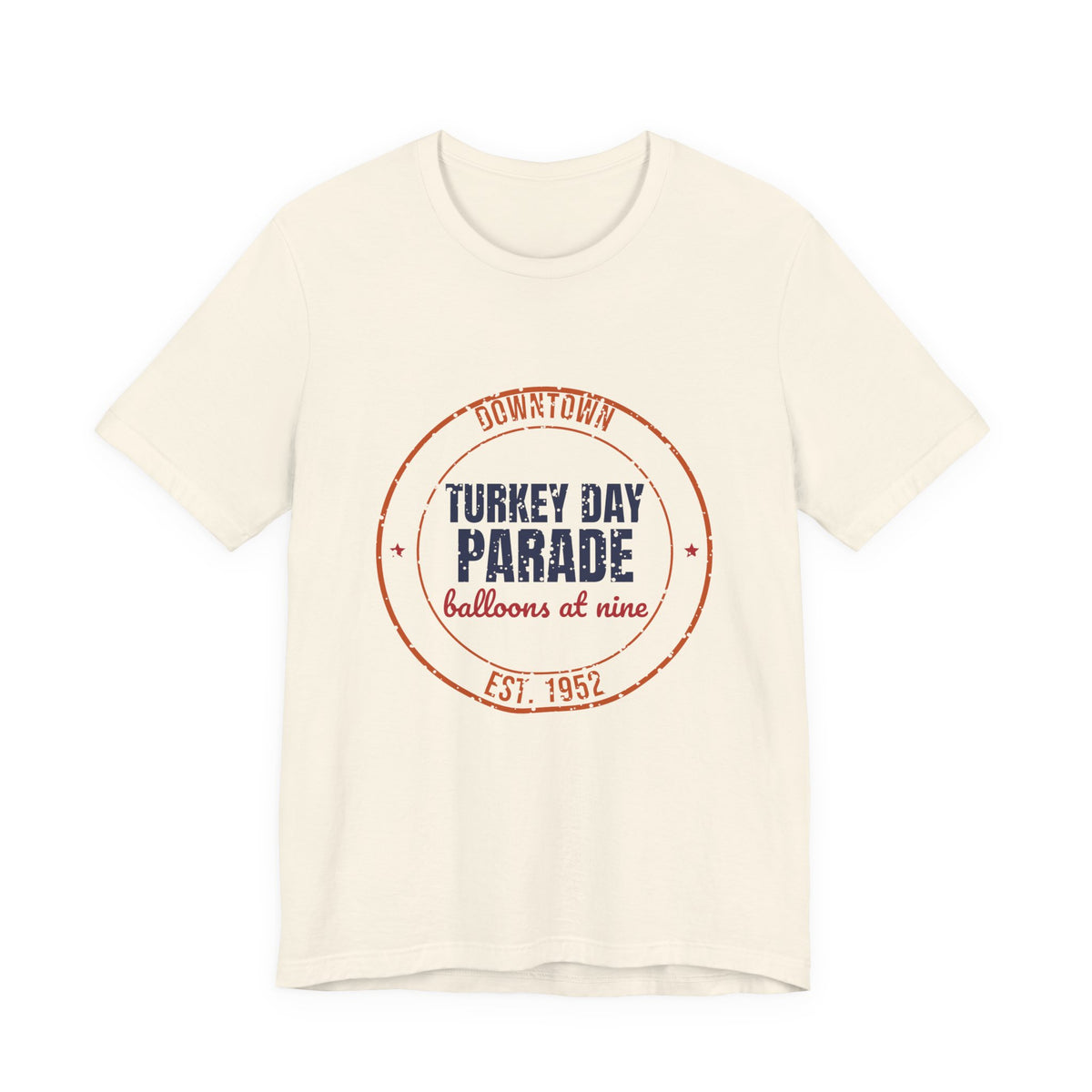 Downtown Turkey Day Parade Est. 1952 Shirt, Vintage Thanksgiving T-Shirt, Vintage Thanksgiving Gift
