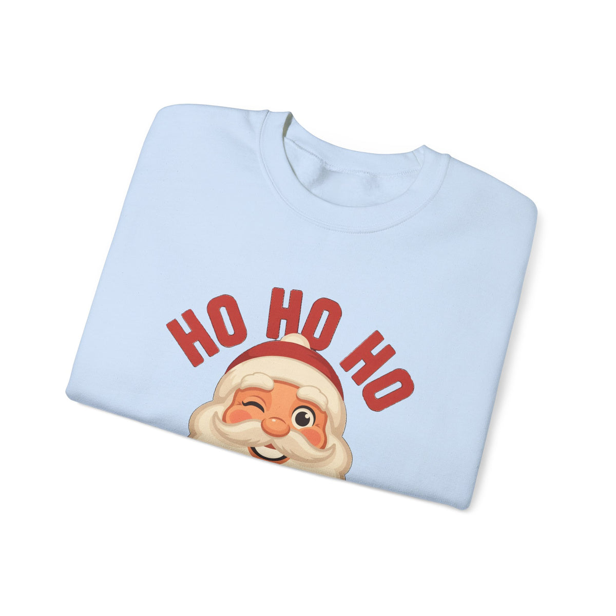 Ho Ho Ho Vintage Santa Sweatshirt, Retro Santa Christmas Crewneck, Classic Holiday Sweater