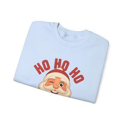 Ho Ho Ho Vintage Santa Sweatshirt, Retro Santa Christmas Crewneck, Classic Holiday Sweater
