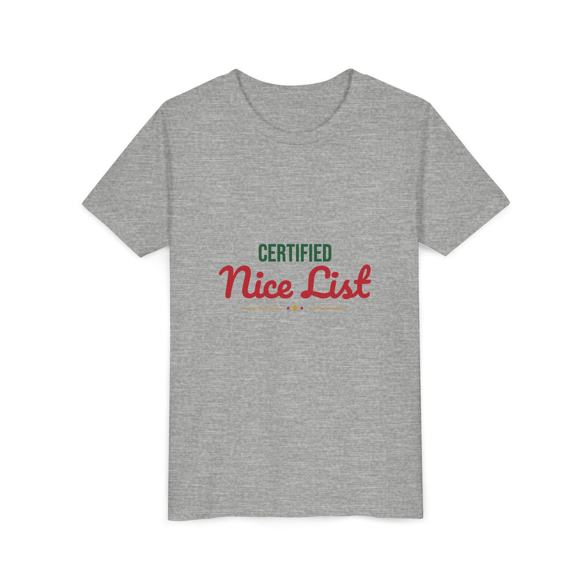 Certified Nice List Kids Shirt, Kids Nice List Christmas T-Shirt