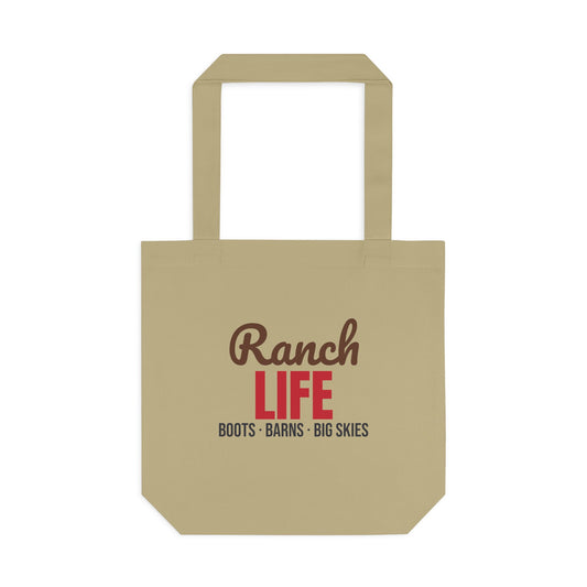 Ranch Life Boots Barns Big Skies Tote Bag
