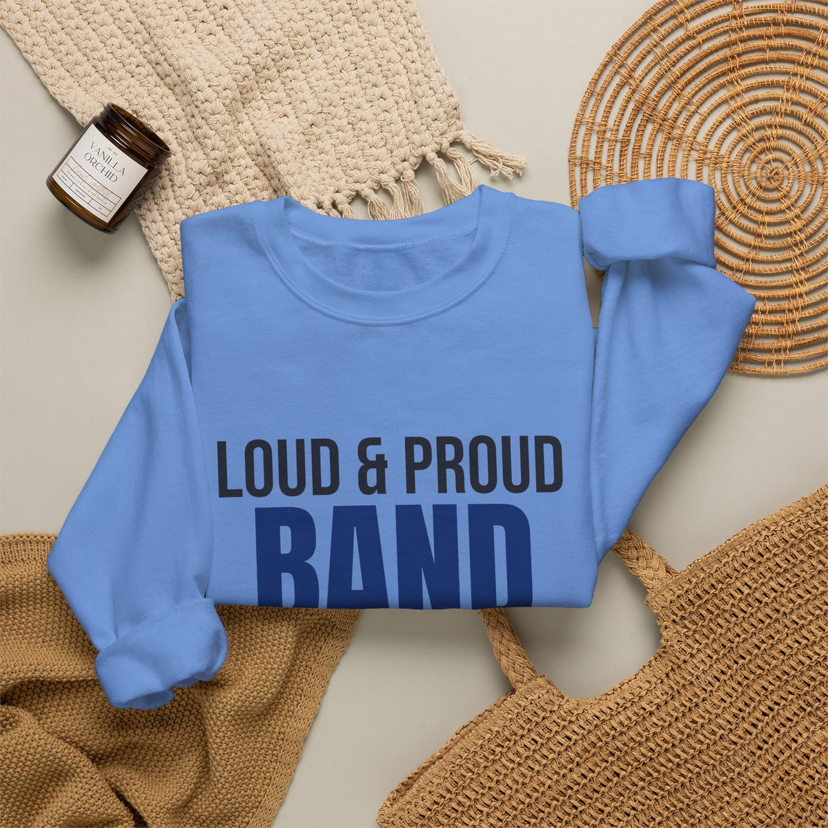 Loud and Proud Band Mom Sweatshirt, Band Mom Crewneck