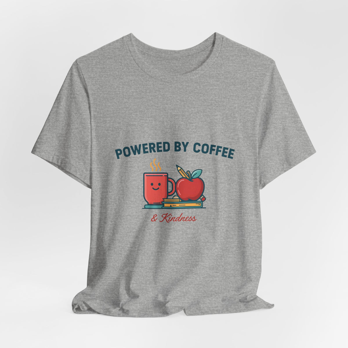 Powered by Coffee and Kindness Shirt, Teacher T-Shirt, Teacher Appreciation Gift
