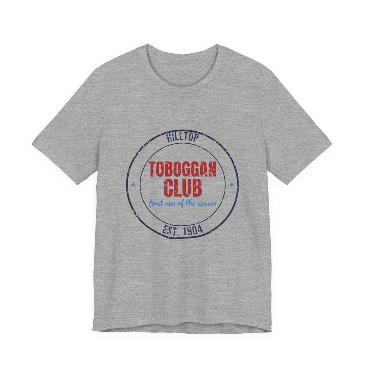 Hilltop Toboggan Club Est. 1904 Shirt, Vintage Winter T-Shirt, Vintage Winter Gift
