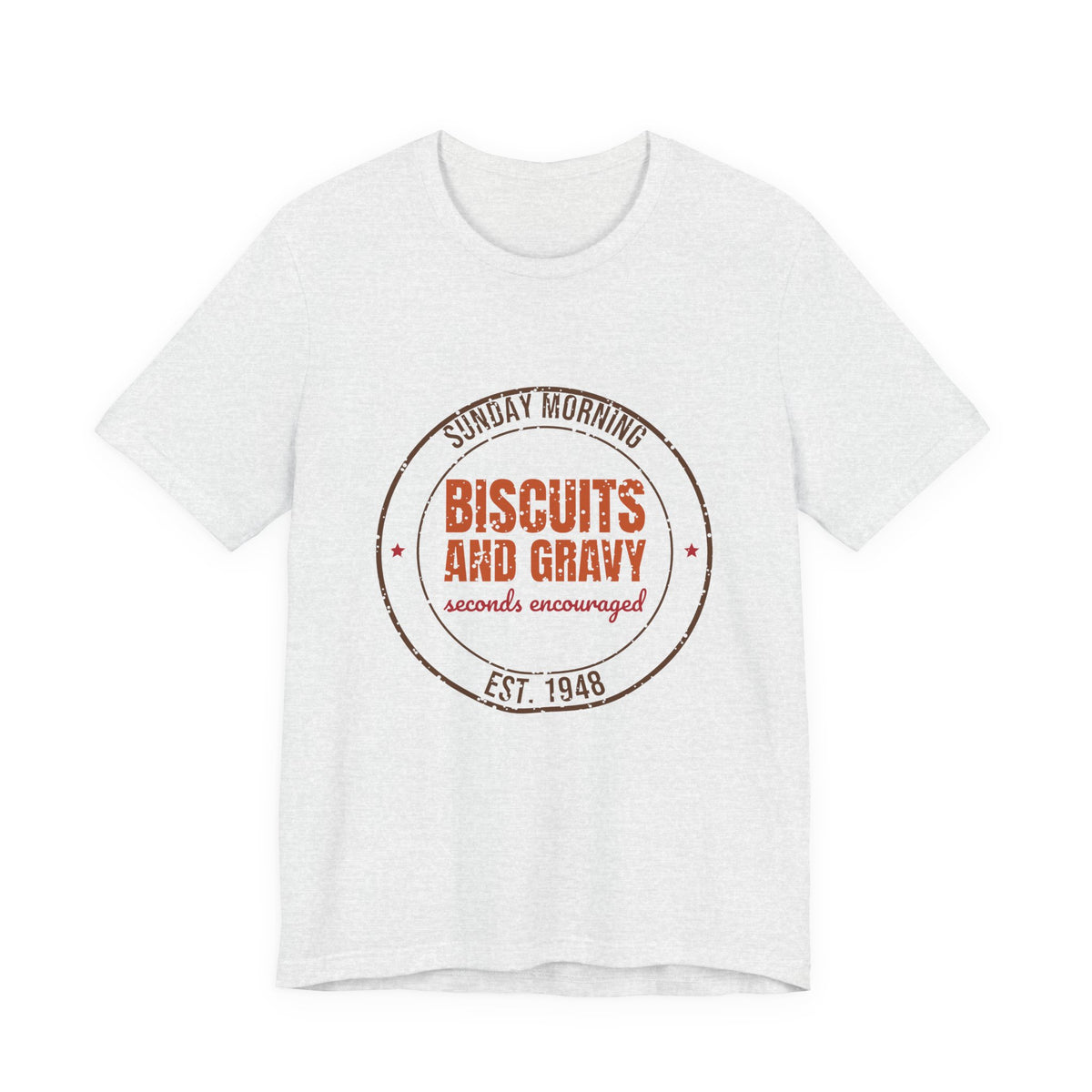 Sunday Morning Biscuits and Gravy Est. 1948 Shirt, Vintage Southern T-Shirt, Vintage Southern Gift
