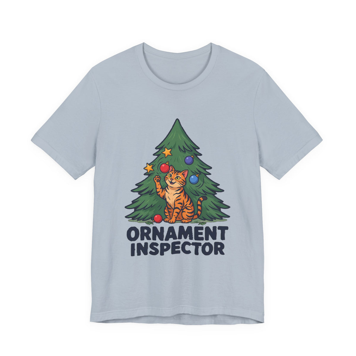 Ornament Inspector Christmas Cat Shirt, Ornament Inspector Christmas Cat T-Shirt