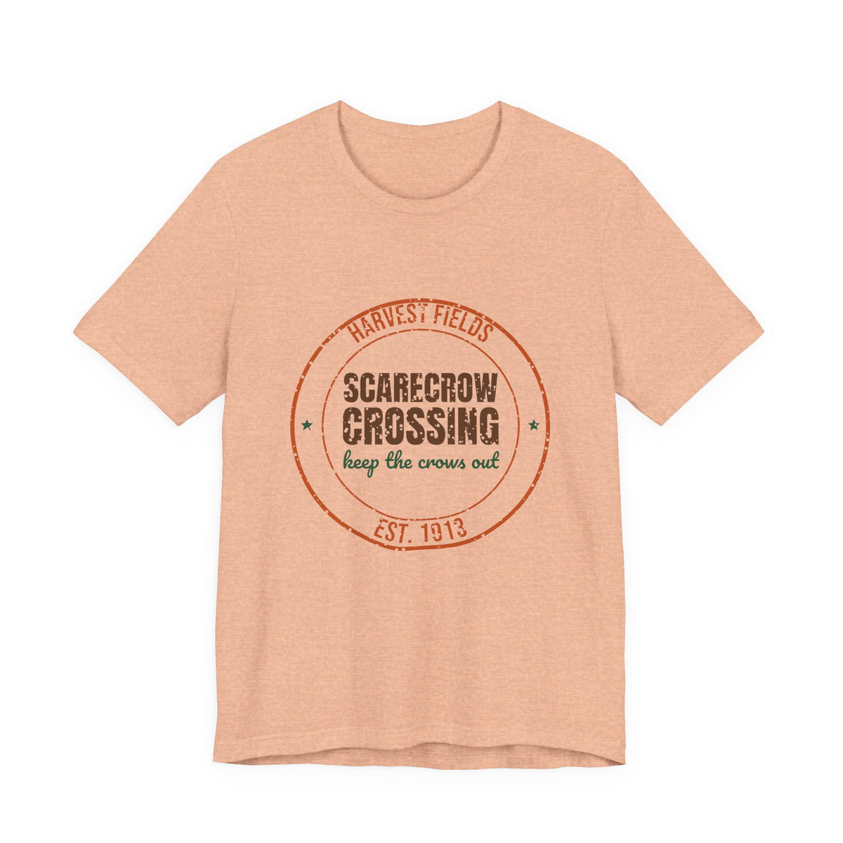 Harvest Fields Scarecrow Crossing Est. 1913 Shirt, Vintage Fall T-Shirt, Vintage Fall Gift