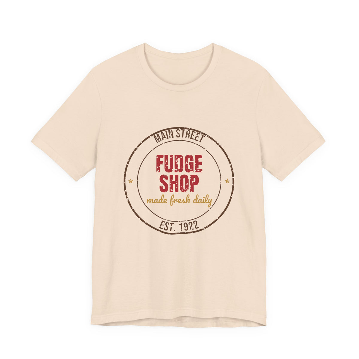 Main Street Fudge Shop Est. 1922 Shirt, Vintage Christmas T-Shirt, Vintage Christmas Gift