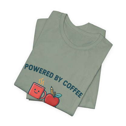 Powered by Coffee and Kindness Shirt, Teacher T-Shirt, Teacher Appreciation Gift