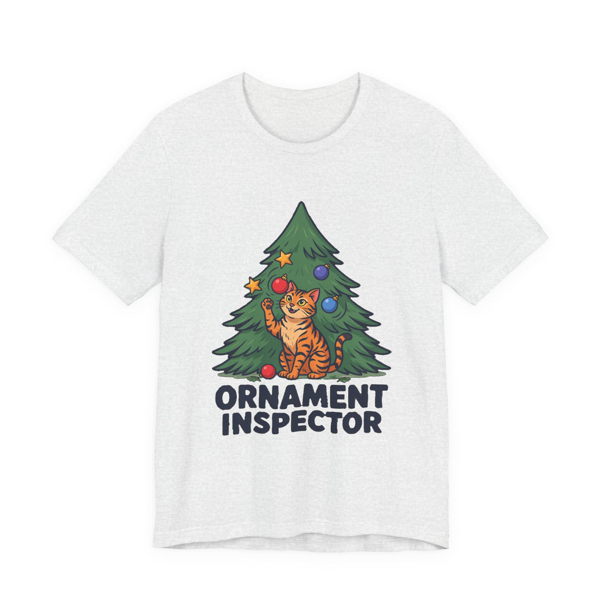Ornament Inspector Christmas Cat Shirt, Ornament Inspector Christmas Cat T-Shirt