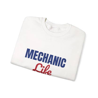 Mechanic Life Grease Coffee Repeat Sweatshirt, Mechanic Crewneck