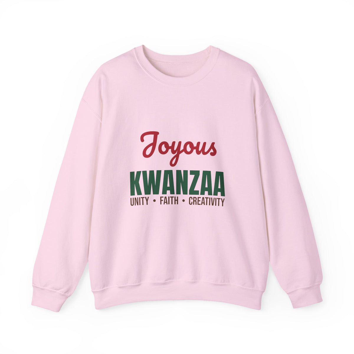 Joyous Kwanzaa Unity Faith Creativity Sweatshirt, Kwanzaa Crewneck Sweatshirt